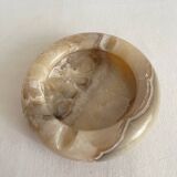 Vintage Alabaster Round Ashtray