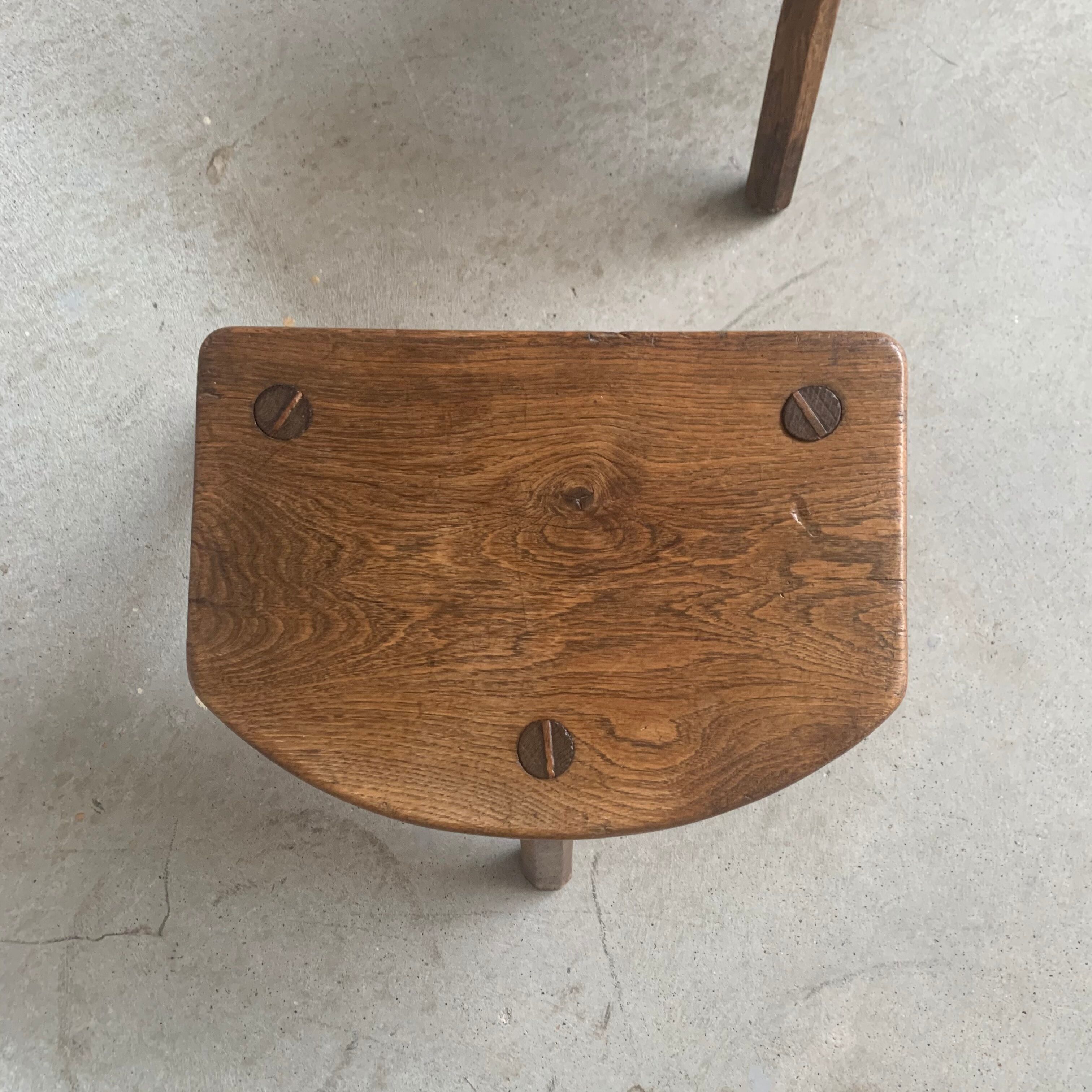 Pair of tripod stools