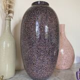 Large ceramic vase 80 style Memphis speckled terrazzo