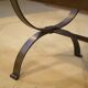 Wrought iron and ceramic coffee table from Vallauris 1950s.
