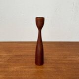 Mid-Century Danish Teak Tulip Candle Holder, 1960s