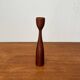Mid-Century Danish Teak Tulip Candle Holder, 1960s