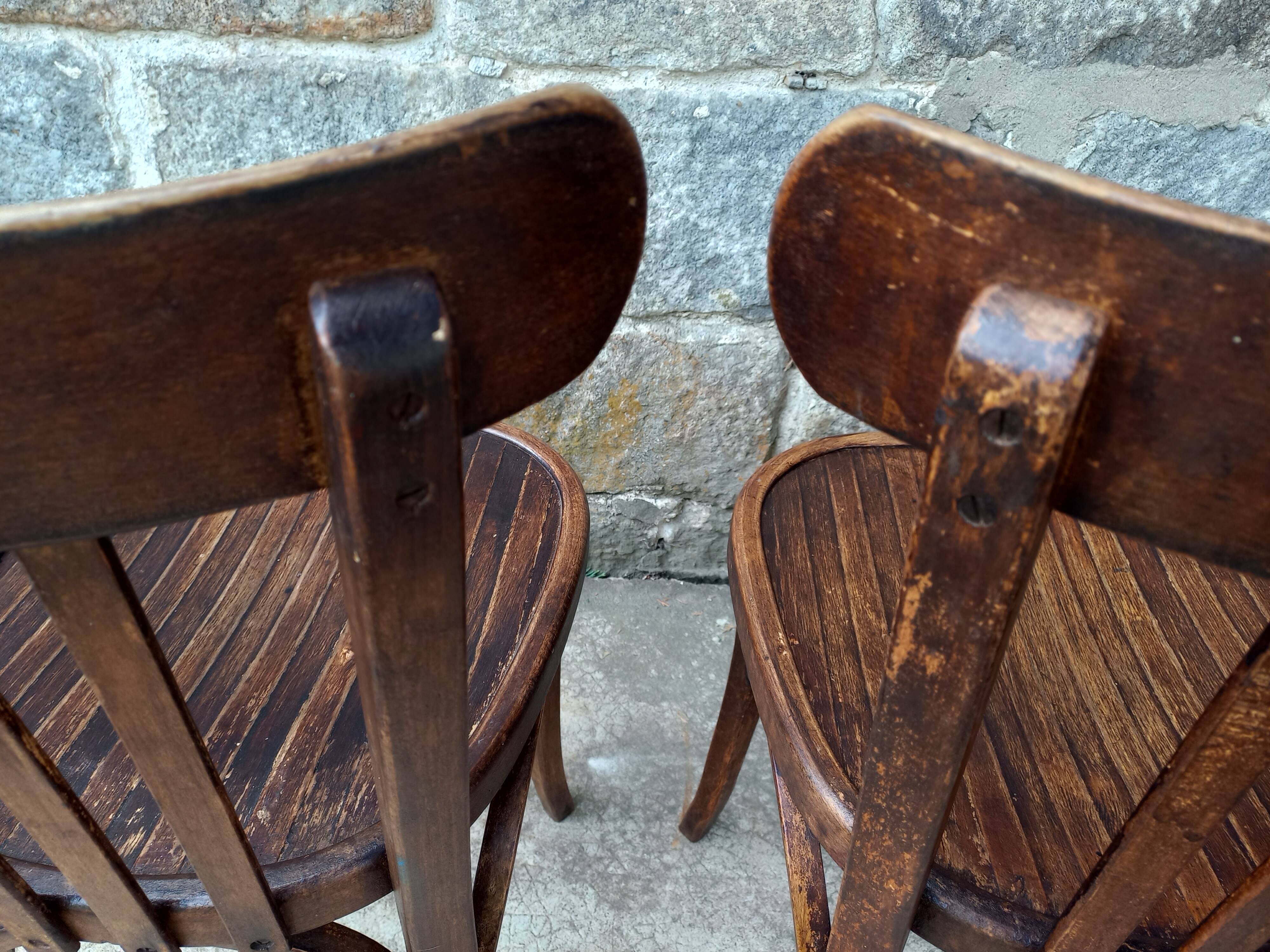 Set de 4 chaises bistrot Baumann