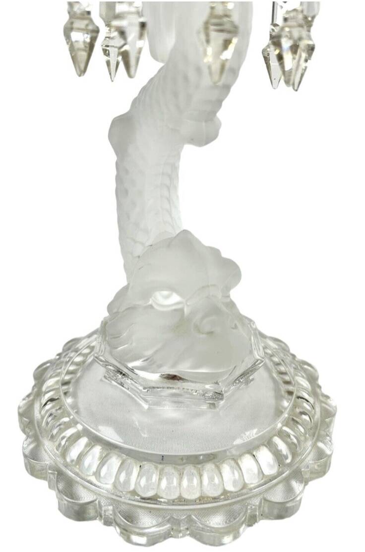 Baccarat Crystal Dolphin Tealight Holder