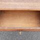 Art Deco console in solid oak