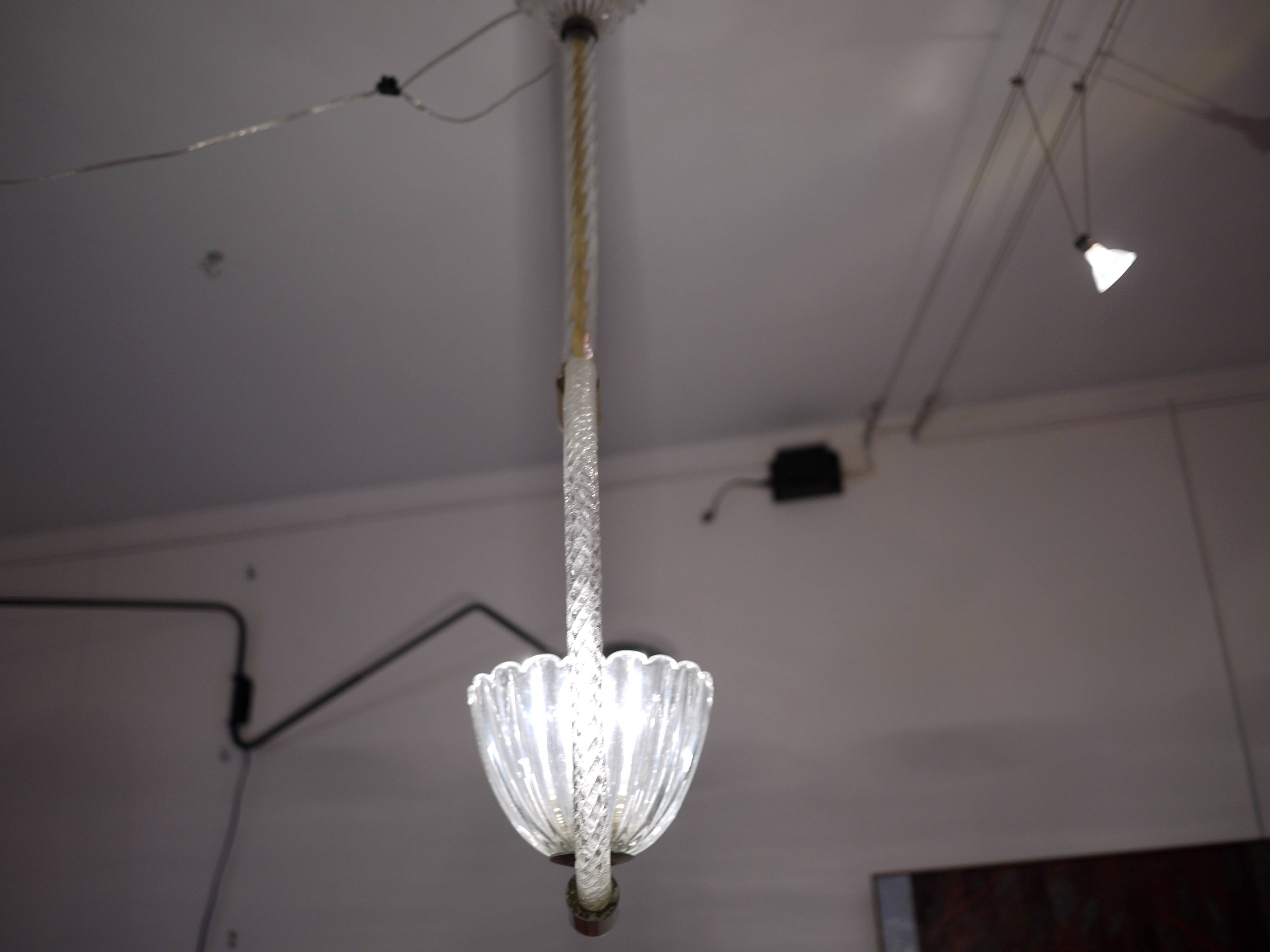 Murano glass chandelier