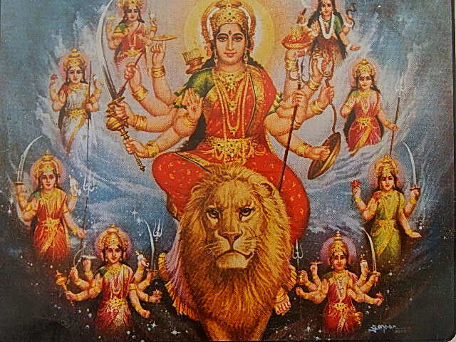 Advertising metal plate Bidi Durga India