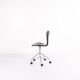 Seven office chair - Model 3117 - Black leather - Swivel function - Arne Jacobsen - Fritz Hansen