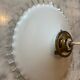 Vintage opaline hanging lamp