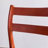 Chaises danoises modèle 84 par Niels O. Møller en teck