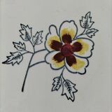 Céranord Saint-Amand dish, Églantine model, almond green