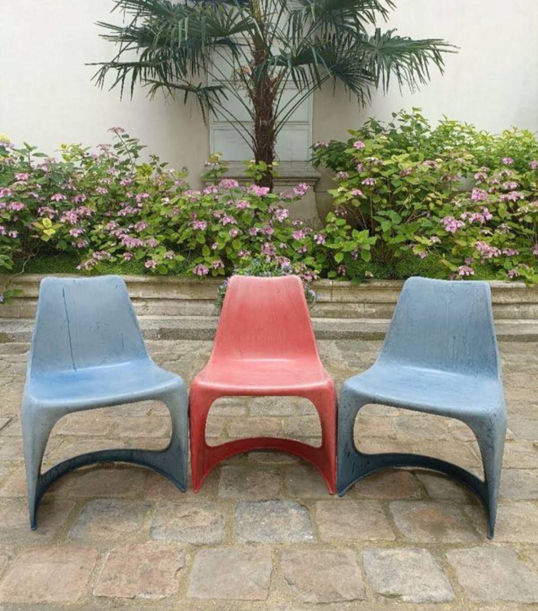 3 vintage chairs designer Steen OstergaardManufacturer Cado 60s