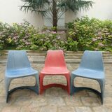 3 vintage chairs designer Steen OstergaardManufacturer Cado 60s