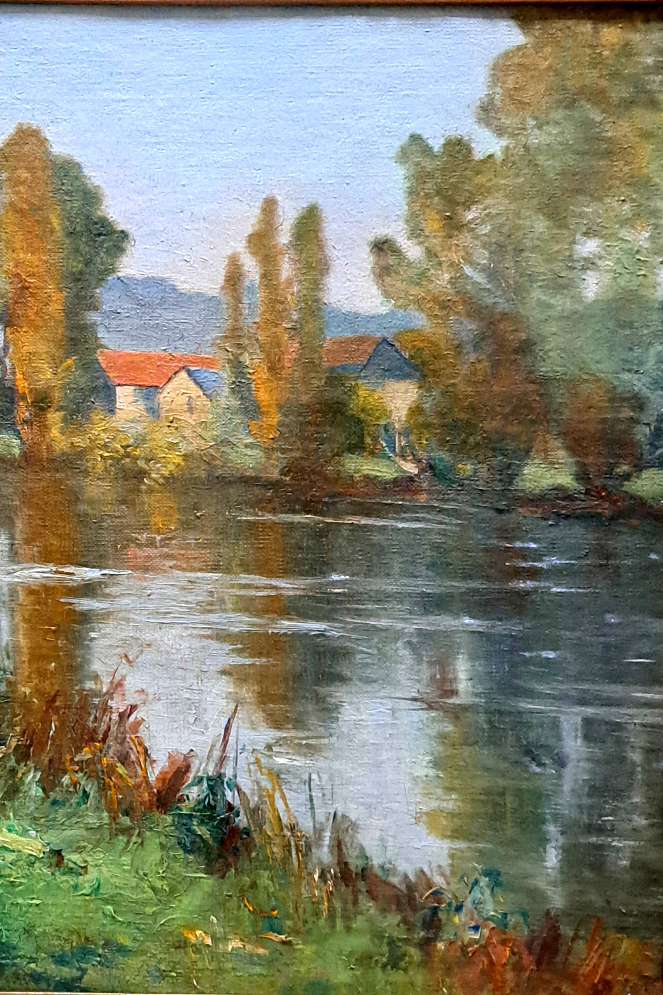 Tableau impressionniste  - huile sur  toile signée, 1920 - Ecole française