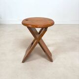 Folding stool attributed to Roger Tallon