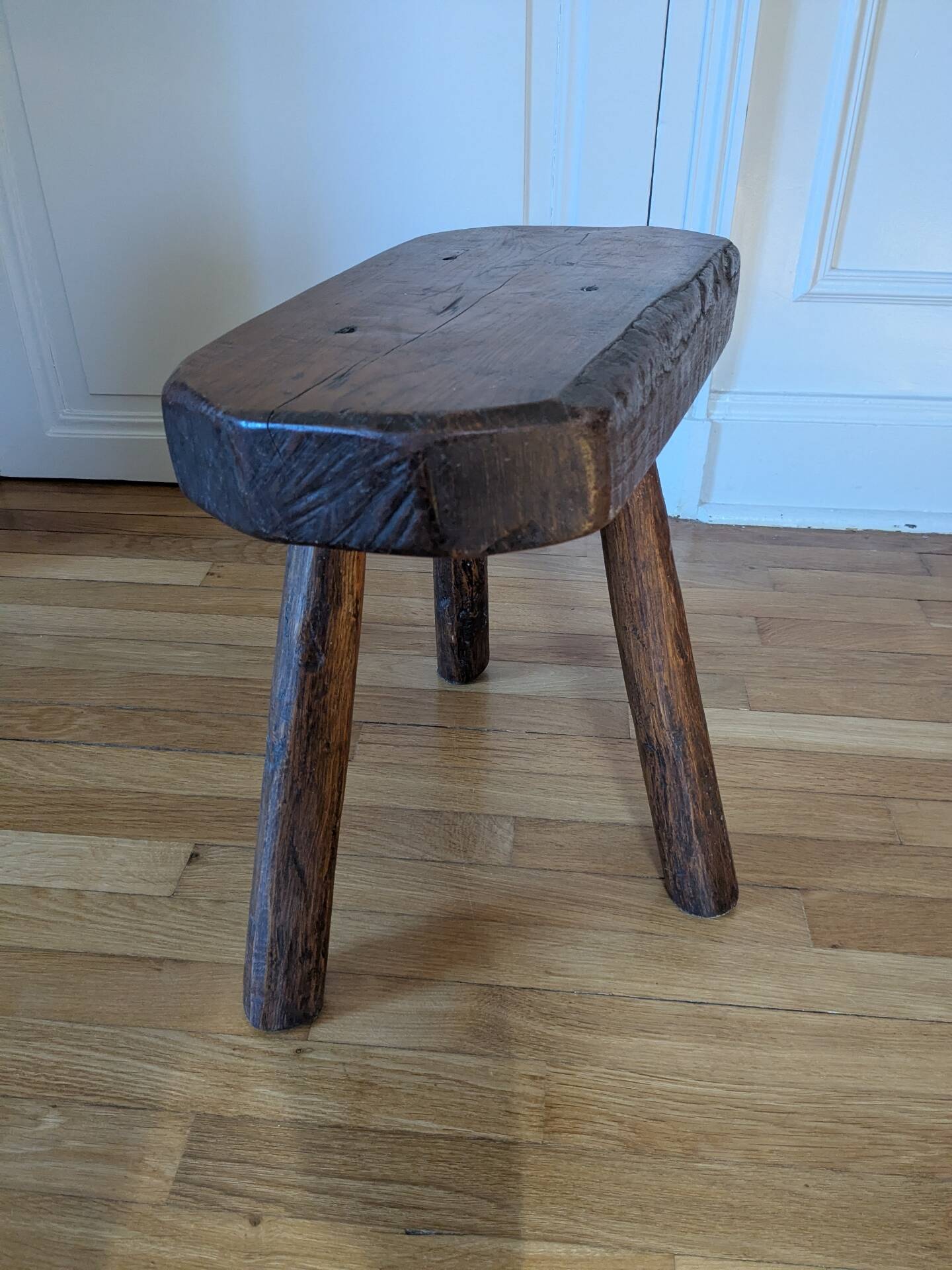 Brutalist tripod stool