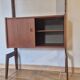 Meuble de rangement, bibliothèque scandinave en teck Ergo, 1960