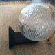 Glass ball globe wall lamp