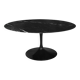 Original Knoll Tulip dining table (152cm) Nero Marquina glossy LIKE NEW!!