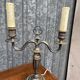 Pair of candlesticks girandoles Louis XVI silver empire
