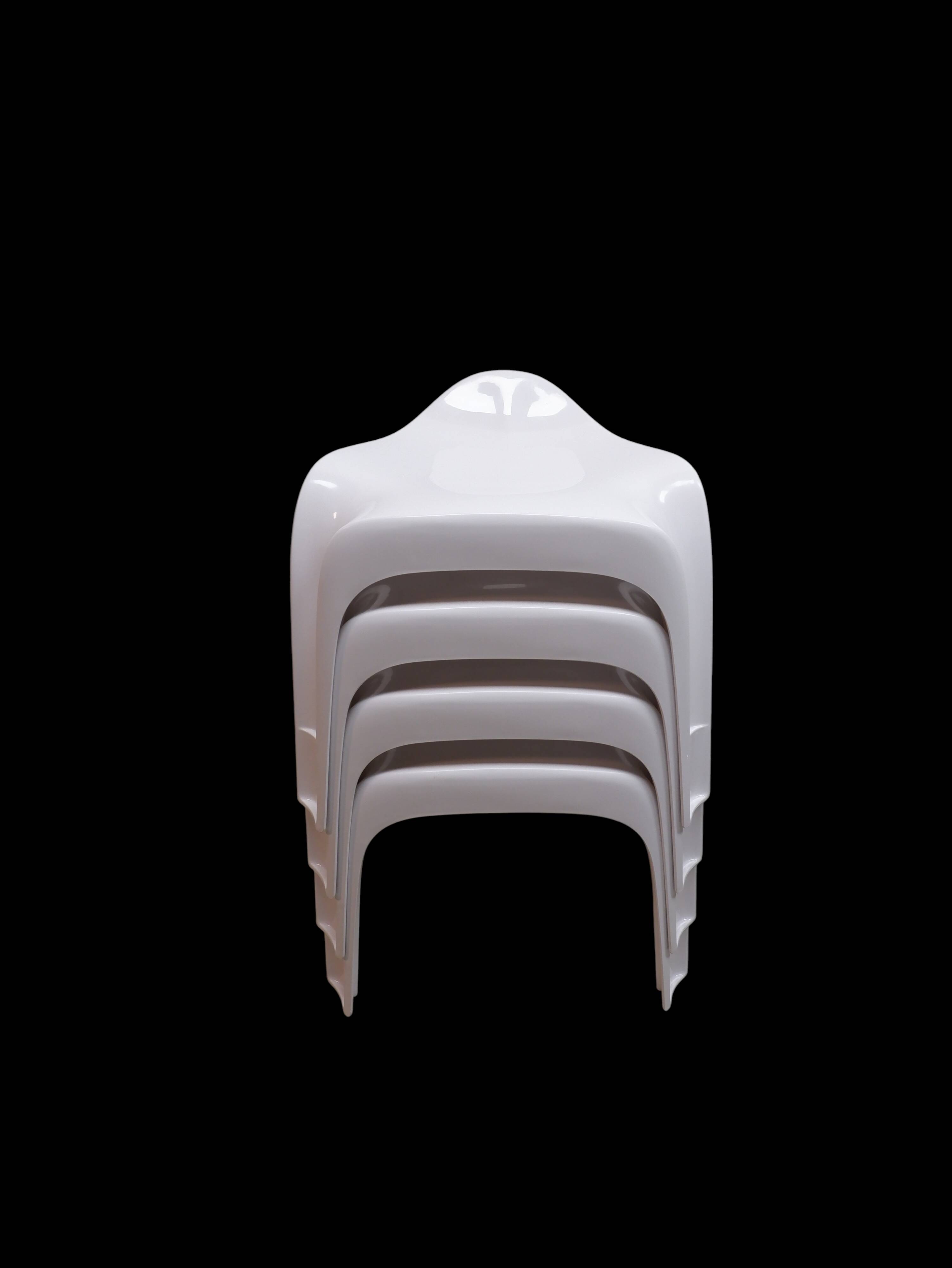 Ensemble de 4 tabourets Casala Casalino