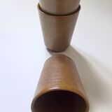 Digoin golden stoneware cups