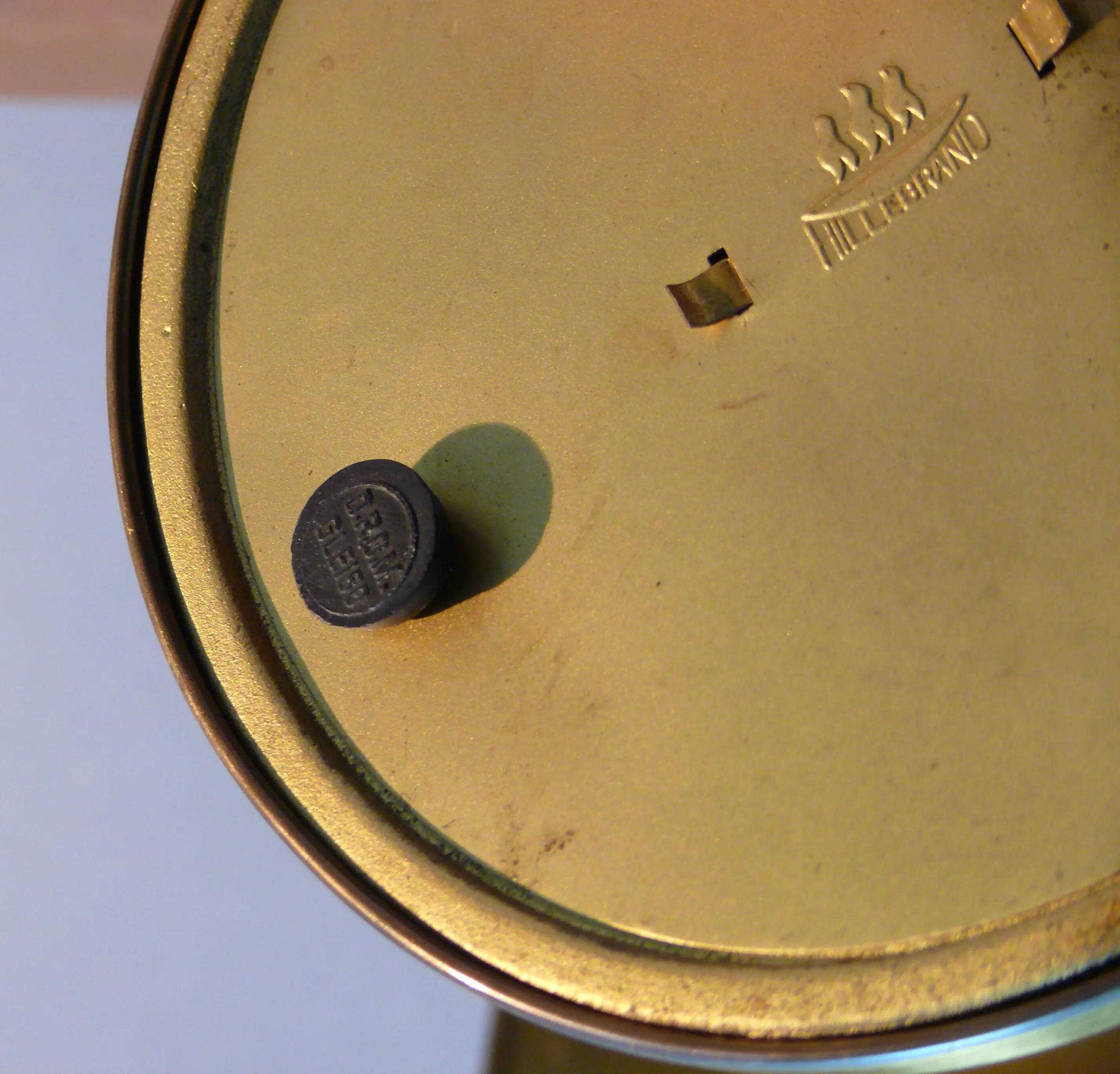 Bauhaus table lamp by Egon Hillebrand, model 5302 - "Gleibo", Germany, 1930s