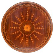 English gueridon in marquetry