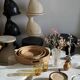Set of 6 small stoneware dessert plates, Oxford brand, made in Brazil