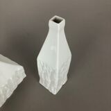 Set of 2 modernist 1960s vase sculptures Peter Müller for Sgrafo Modern, Germany
