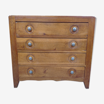 Chest of drawers in oak 50s