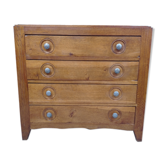 Chest of drawers in oak 50s