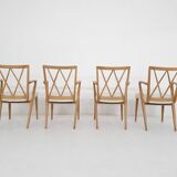 Set of four "Poly- Z" dining chairs by A. A Patijn, The Netherlands 1950's