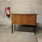 Vintage Look Wooden Desk Retro Design 1950 1960