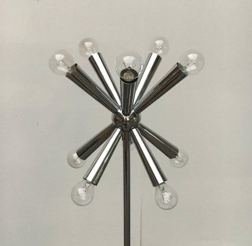 Lampadaire étoile de l'ère spatiale allemande du milieu du siècle, années 1960
