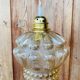 Vintage moulded glass pendant light