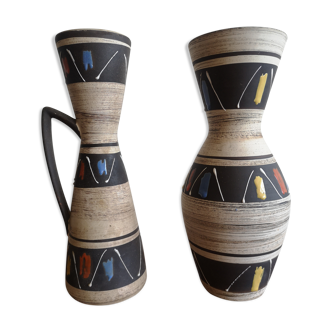 Pair of German vases