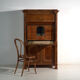 Antique Biedermeier walnut secretary – Austria, circa 1840