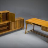Desk & Sideboard Set by Georg Satink for Wk Möbel, 1950s, Set of 4