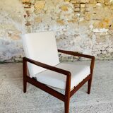 Vintage Scandinavian Teak Armchair, Circa 60's