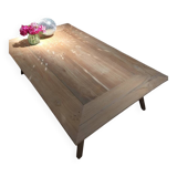 Very large teak coffee table