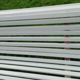 Banc de jardin avec pieds en fonte ancien