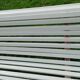 Banc de jardin avec pieds en fonte ancien
