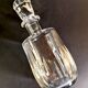 Elegant cut crystal carafe by Baccarat