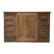 Renovated oak notary's office furniture.