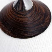 Bougeoir scandinave forme diabolo 1970
