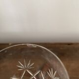 Verres à apéritif/digestif en cristal ciselé vintage 9 pièces