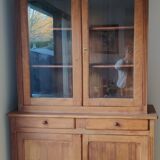 Country-style 2-part sideboard in light beech