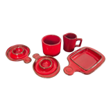 Vintage 5 piece ceramic set for breakfast