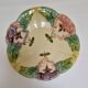 5 plates in hand-painted “faience d’art” slip